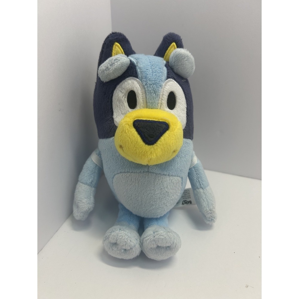 Bluey Bingo Plush Stuffed Animal Toy Moose Blue Heeler Dog Small 8" with